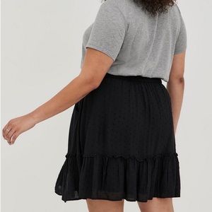 Mini smocked torrid skirt